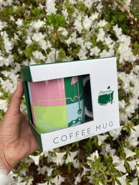 2026 Masters Colorblock Coffee Mug - Pink, Lime, Mint